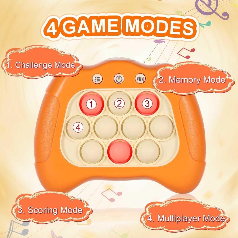 NEW Kids Sensory Push Pop Fidget Toy Game Handheld Leaning Memorization